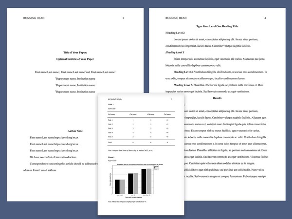 APA 7th Edition Professional Version Google Docs Template