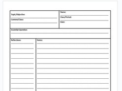 AVID Cornell Notes - Thumbnail