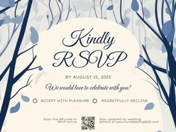 Aesthetic Wedding RSVP - Thumbnail