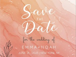 Boho Save the Date Template - Thumbnail