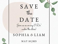 Modern Save the Date Template - Thumbnail