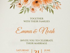 Rustic Wedding Invitation Template - Thumbnail