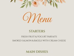 Rustic Wedding Menu - Thumbnail