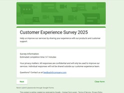 Survey Forms Template - Thumbnail