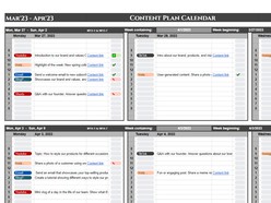 Free Content Plan Calendar Google Sheets Template: Streamline Your Content Strategy Effortlessly